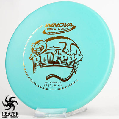 Innova DX Polecat  175g Aqua w/Gold Stamp