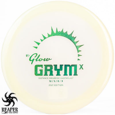 Kastaplast K1 Glow Grym X 173g Glow w/Green Sparkles Stamp