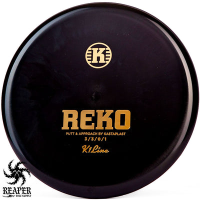 Kastaplast K1 Reko 175g Black w/Chrome Stamp