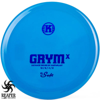 Kastaplast K1 Soft Grym X 172g Blue w/Blue Shatter Stamp