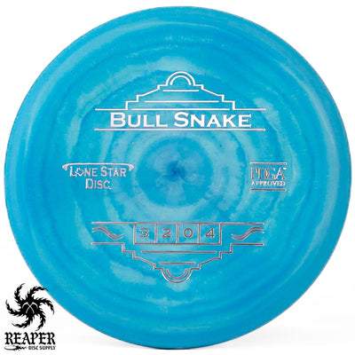 Lone Star Discs Bull Snake (V2) 173g Aqua w/Silver Stamp