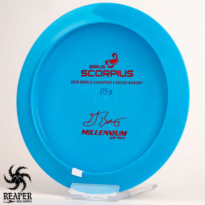 Millennium Sirius Scorpius (Gregg Barsby Signature) 173g-175g Blue w/Red Holographic Stamp