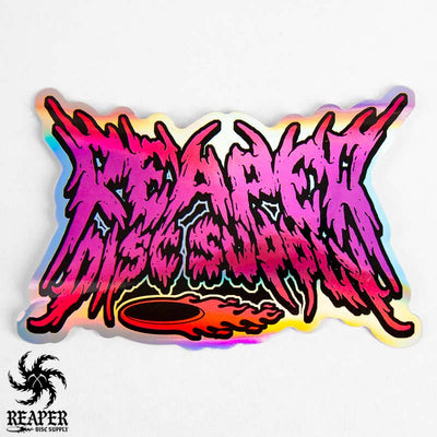 Reaper Discs Death Metal Sticker 