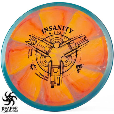 Axiom Cosmic Neutron Insanity 175g Orange/Purple w/Black Stamp