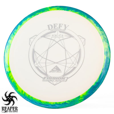 Axiom Fission Defy 157g White w/Silver Stamp