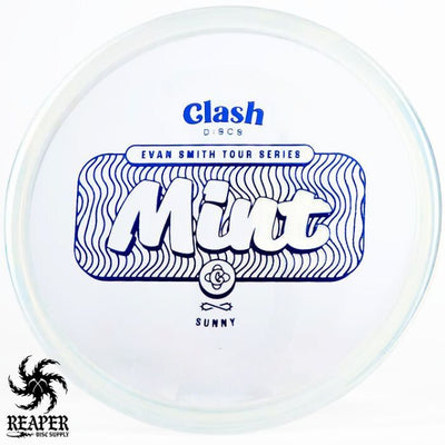 Clash Discs Sunny Mint (Evan Smith) 176g Clear w/Blue Stamp