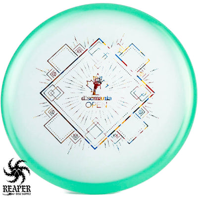 Discmania Color Glow P-Line P2 171g Aqua w/Wonderbread Stamp