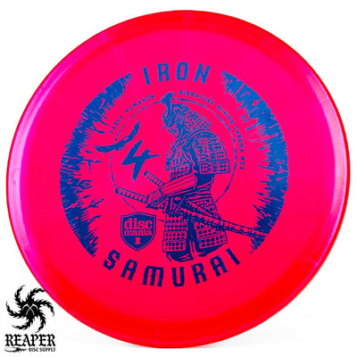 Discmania Iron Samurai 4 Chroma (Eagle McMahon) 176g Pink-ish w/Blue Stamp