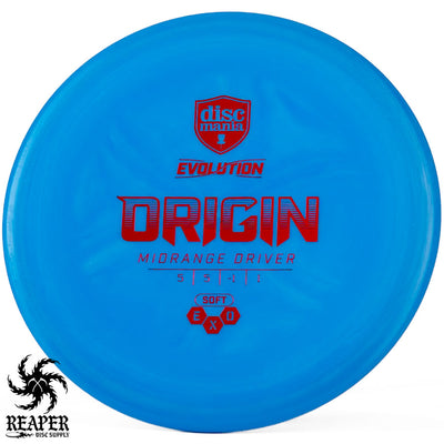 Discmania Soft Exo Origin 147g Blue-ish w/Red Stamp