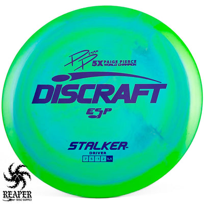 Discraft ESP Stalker 174g Green/Blue w/Purple Stamp