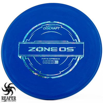 Discraft Putter Line Zone OS 173g-174g Blue w/Snowflakes Stamp