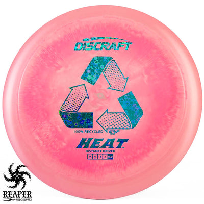 Discraft Recycled ESP Heat 173g-174g Pink-ish w/Blue Hearts Stamp