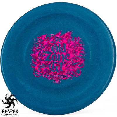 Discraft Rubber Blend Zone GT (Ledgestone) 172g Blue w/Purple Shatter Stamp