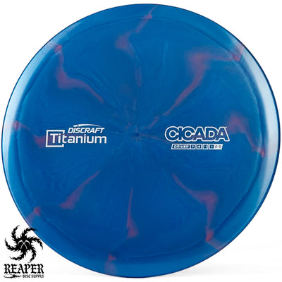 Discraft Titanium Cicada 173g-174g Blue/Pink w/White Stamp