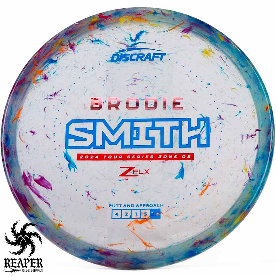 Zone Disc CryZtal Glo Discraft Brodie Smith 2024 Tour Series Zone OS - Jawbreaker ...