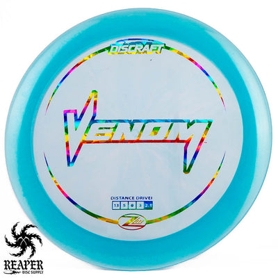 Discraft Z Lite Venom 159g Blue w/Rainbow Shatter Stamp