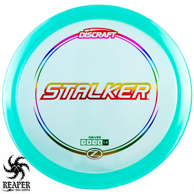 Discraft Z Stalker 175g-176g Aqua w/Rainbow Stamp