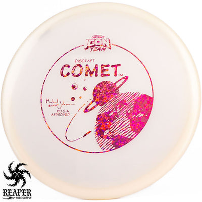 Discraft Z UV Comet (Michael Johansen) 175g-176g Pearl w/Pink Hearts Stamp