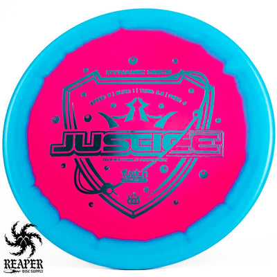 Dynamic Discs Fuzion Orbit Justice 176g Blue-ish w/Teal Stamp