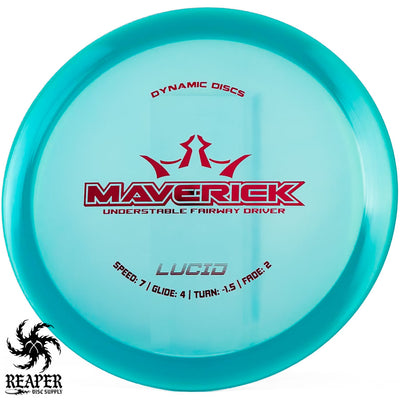 Dynamic Discs Lucid Maverick 174g Blue w/Purple Stamp