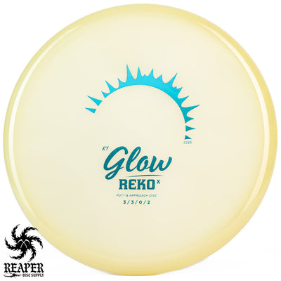 Kastaplast K1 Glow Reko X 174g White w/Teal Stamp