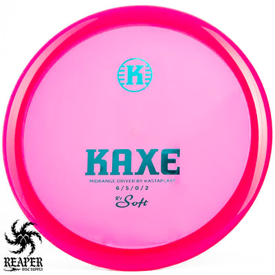 Kastaplast K1 Soft Kaxe (Retooled) 170g Pink w/Teal Stamp