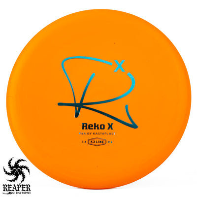 Kastaplast K3 Reko X 173g Orange w/Teal Stamp