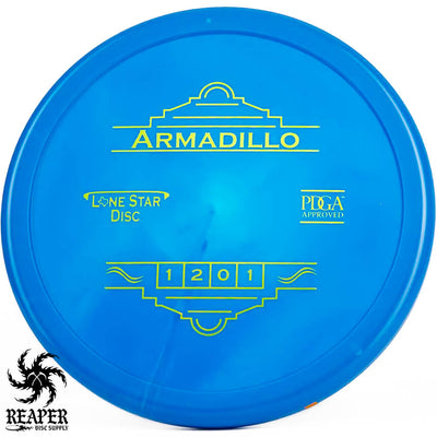 Lone Star Discs Alpha Armadillo 174g Blue w/Green Stamp