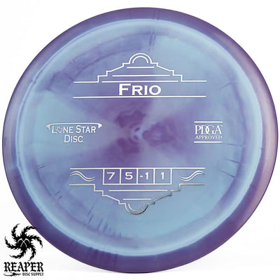 Lone Star Discs Alpha Frio 163g Purple/Blue w/Silver Stamp
