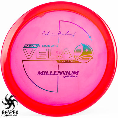 Millennium Quantum Vela (Calvin Heimburg) 170g Pink w/Rainbow Stamp