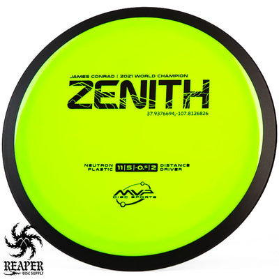 MVP Neutron Zenith 172g Bright Green w/Black Stamp