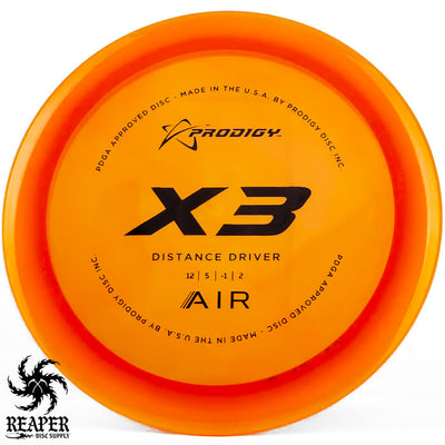 Prodigy Air X3 163g Orange-ish w/Black Stamp