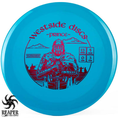 Westside Discs Tournament Prince 175g Blue-ish w/Magenta Stamp