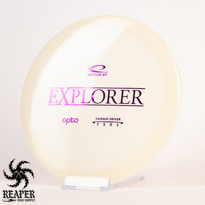 Lattitude 64 Opto Explorer 171g White w/Purple Stamp