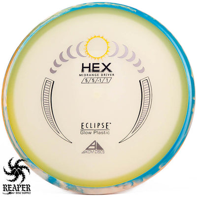 Axiom Eclipse Glow Hex 177g Blue/Peach w/3-Foil Stamp