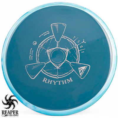Axiom Neutron Rhythm 163g Teal/Blue w/Silver Stamp