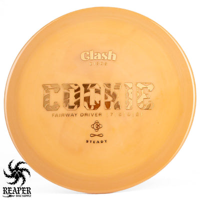 Clash Discs Cookie (Steady) 176g Tan w/Chrome Stamp