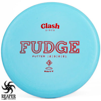 Clash Discs Softy Fudge 167g Aqua w/Red Stamp