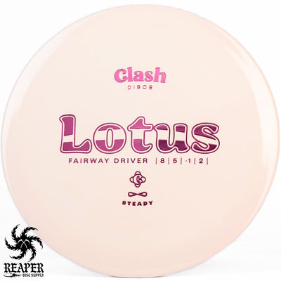 Clash Discs Steady Lotus 174g Light Pink-ish w/Purple Stamp