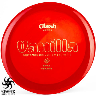 Clash Discs Steady Vanilla 175g Red w/Chrome Stamp