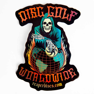 Worldwide Disc Golf Sticker