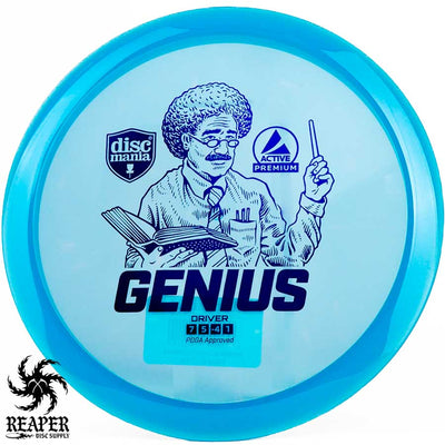 Discmania Active Premium Genius 173g Blue w/Blue Stamp