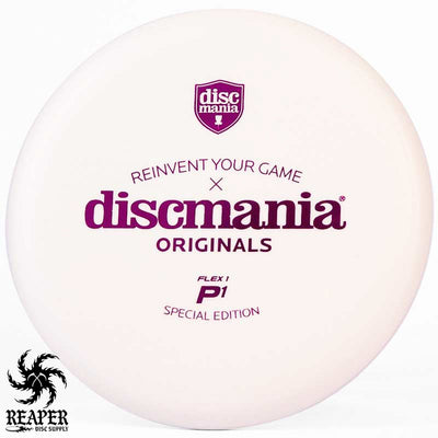 Discmania Flex 1 P1 174g White w/Purple *Special Edition* Stamp
