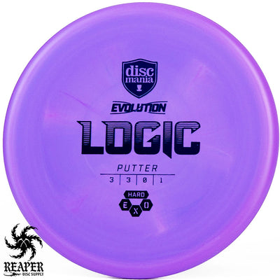 Discmania Hard Exo Logic 176g Purple w/Blue Stamp