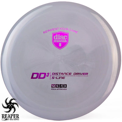 Discmania S-Line DD3 171g Gray w/Purple Stamp