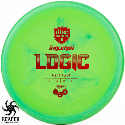 Discmania Soft Exo Logic 173g Green w/Magenta Stamp