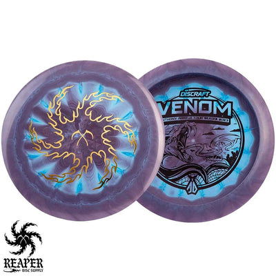 Discraft Anthony Barela ESP Venom (Reaper Edition) 173g-174g Blue/Purple w/Black Bottom Stamp