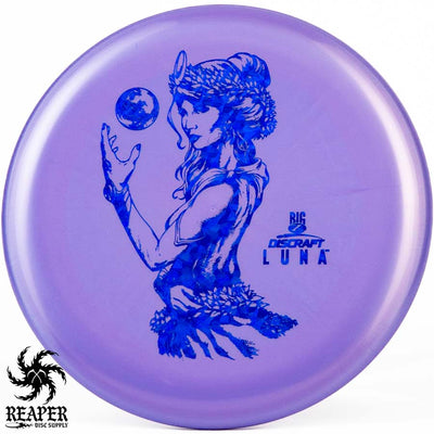 Discraft Big Z Luna 173g-174g Purple w/Blue Shatter Stamp
