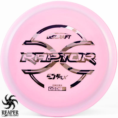 Discraft ESP FLX Raptor 173g-174g Pink/Purple w/Camo Stamp