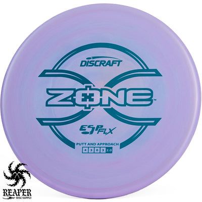 Discraft ESP FLX Zone 173g-174g Blurple w/Teal Stamp